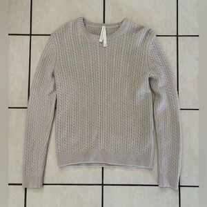 Aritzia The Group Babaton Merino Wool Cable Knit Sweater Size XS